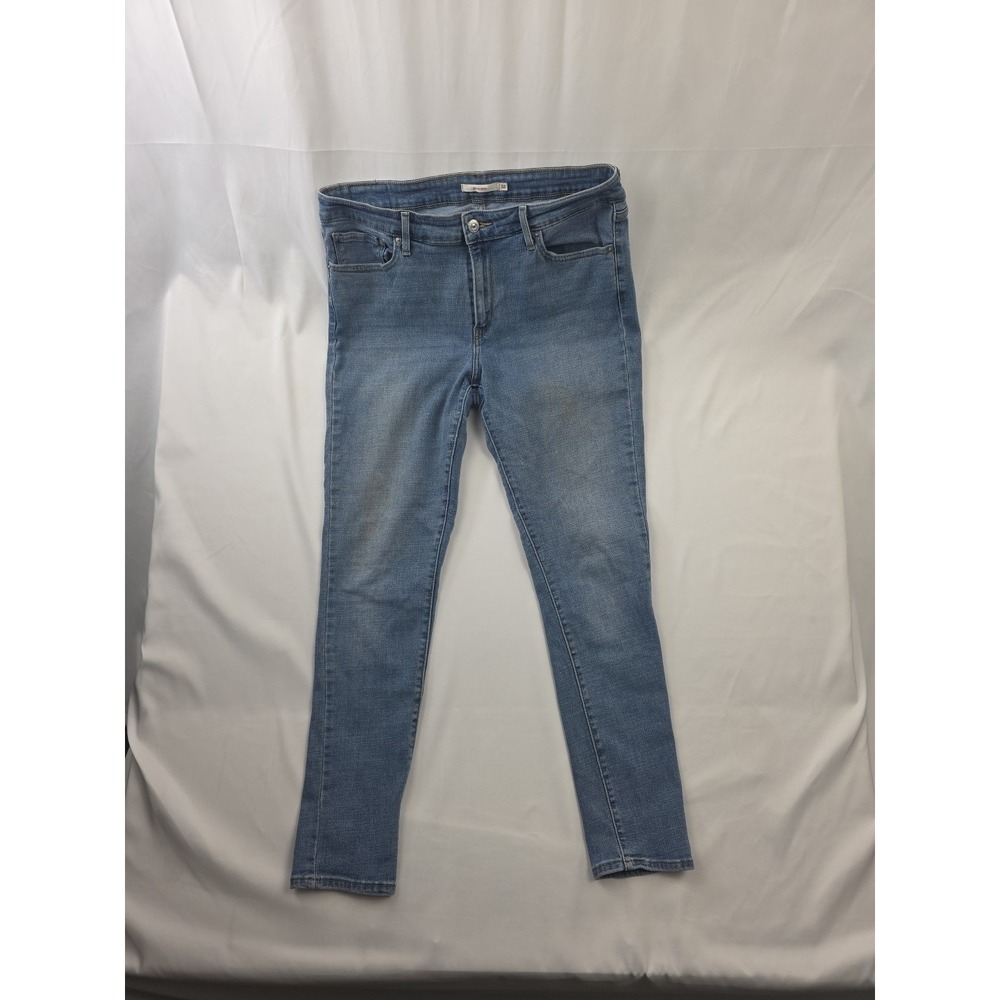 Levis 711 Jeans Size 32 W32 L30 Womens Skinny Medium Wash Actual: 33x28.5